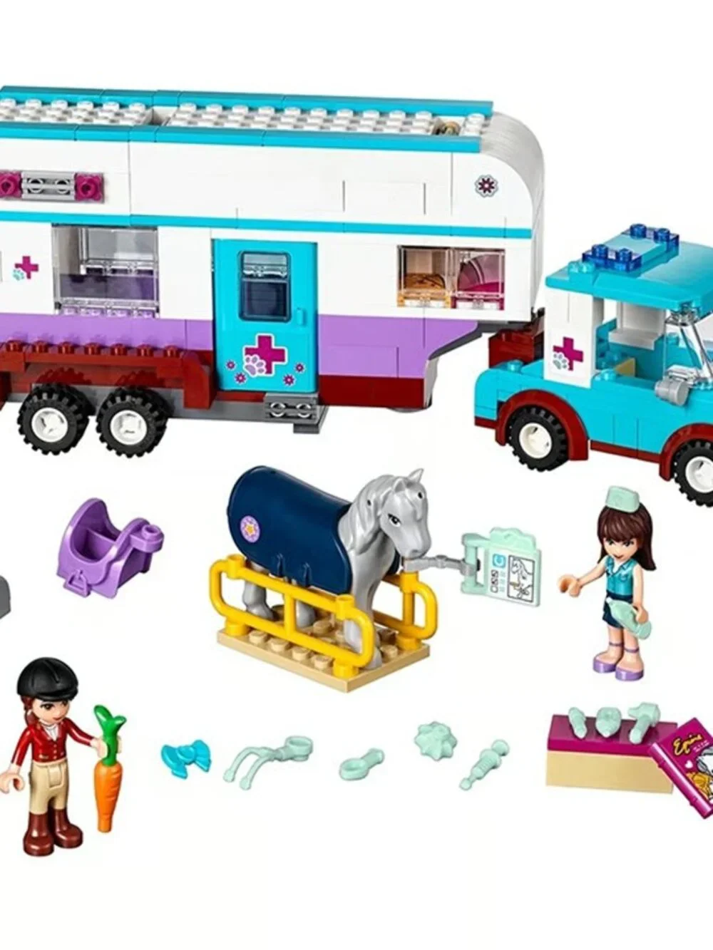 LEGO FRIENDS: Horse Vet Trailer (41125) - full set with manuals/no box